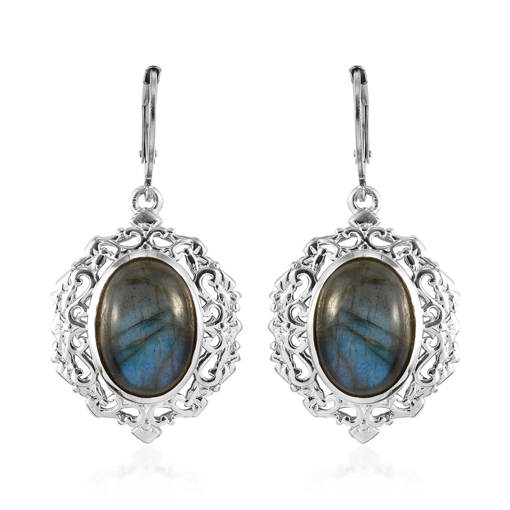 Malagasy Labradorite Drop Earrings - NWT